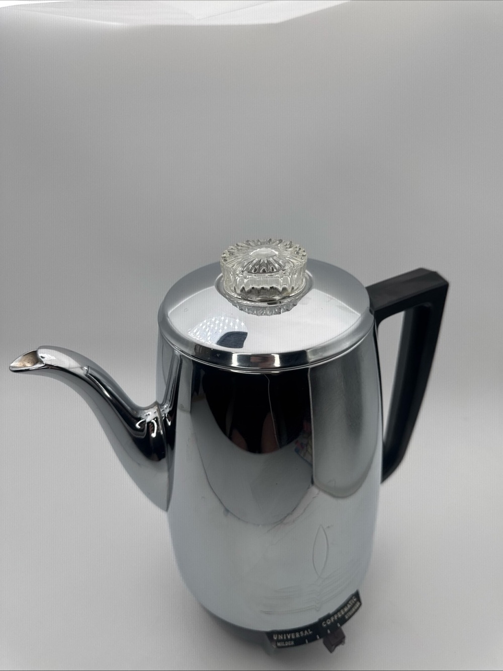 Universal Coffee Maker Silver Coffeematic 4580 Electric Percolator Chrome - Picture 15 of 15